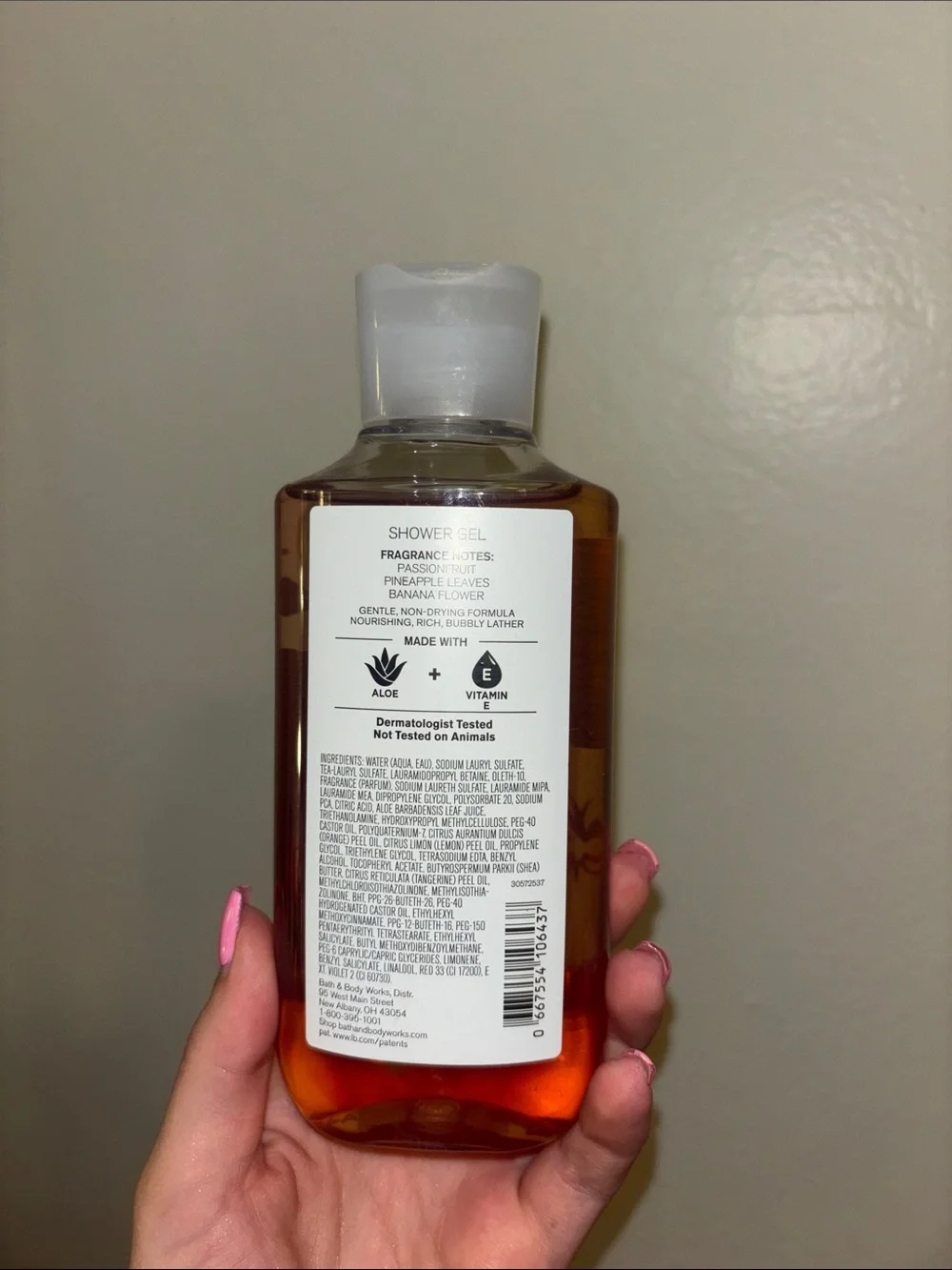 Bath & Body Works Bahamas Passionfruit & Banana Flower Shower Gel🌺